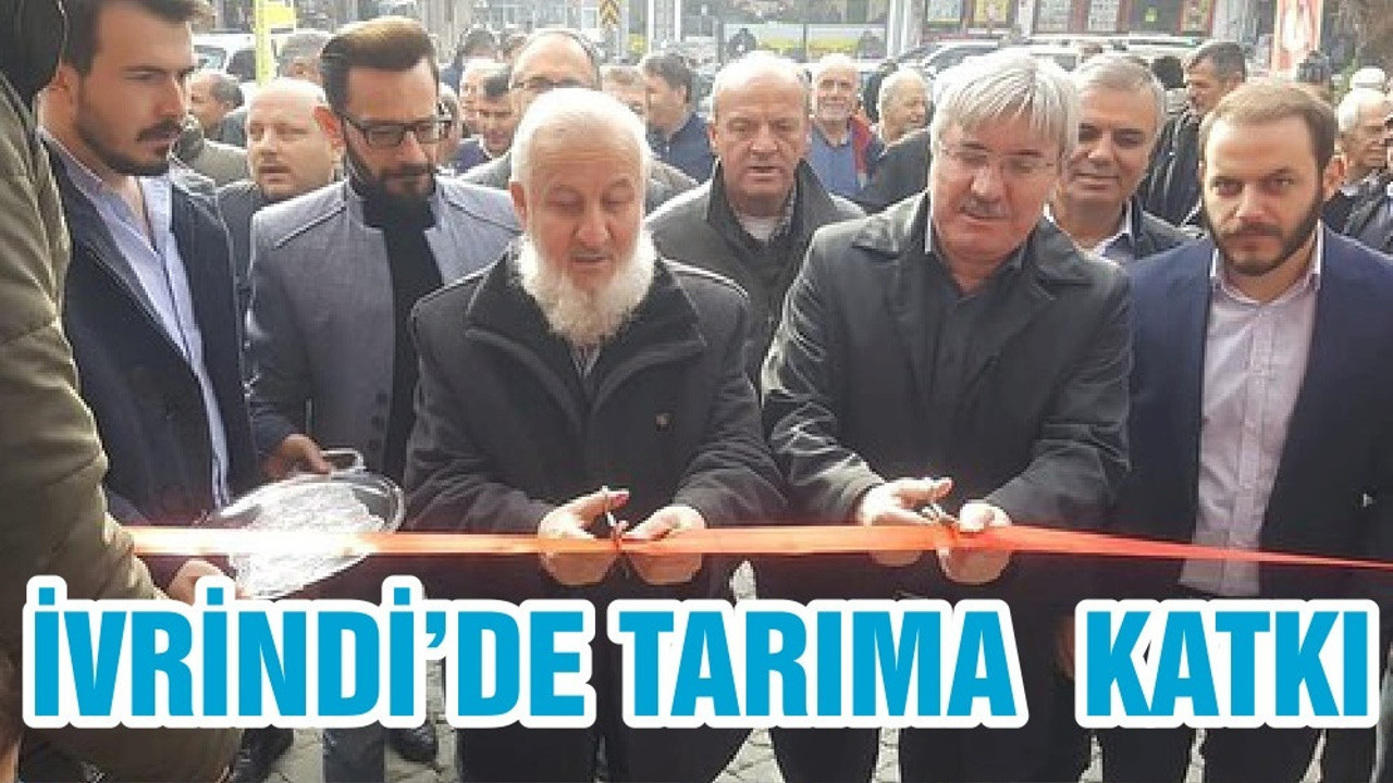 İVRİNDİ’DE TARIMA KATKI