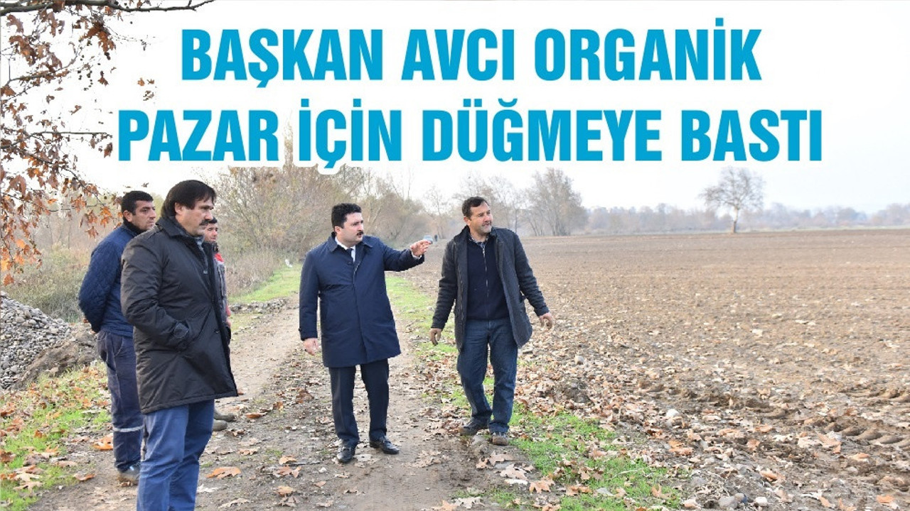 BAŞKAN AVCI ORGANİK PAZAR İÇİN DÜĞMEYE BASTI