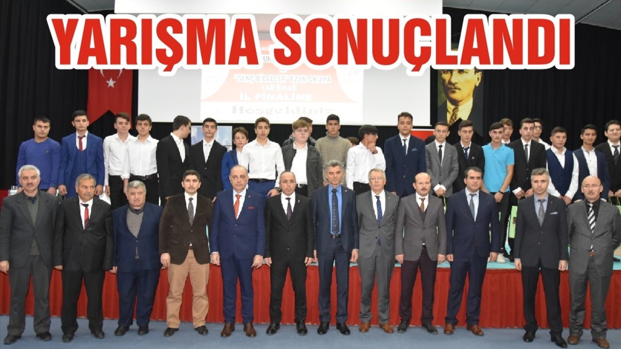 YARIŞMA SONUÇLANDI