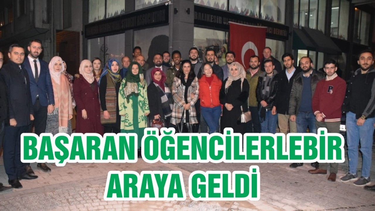 BAŞARAN ÖĞENCİLERLEBİR ARAYA GELDİ