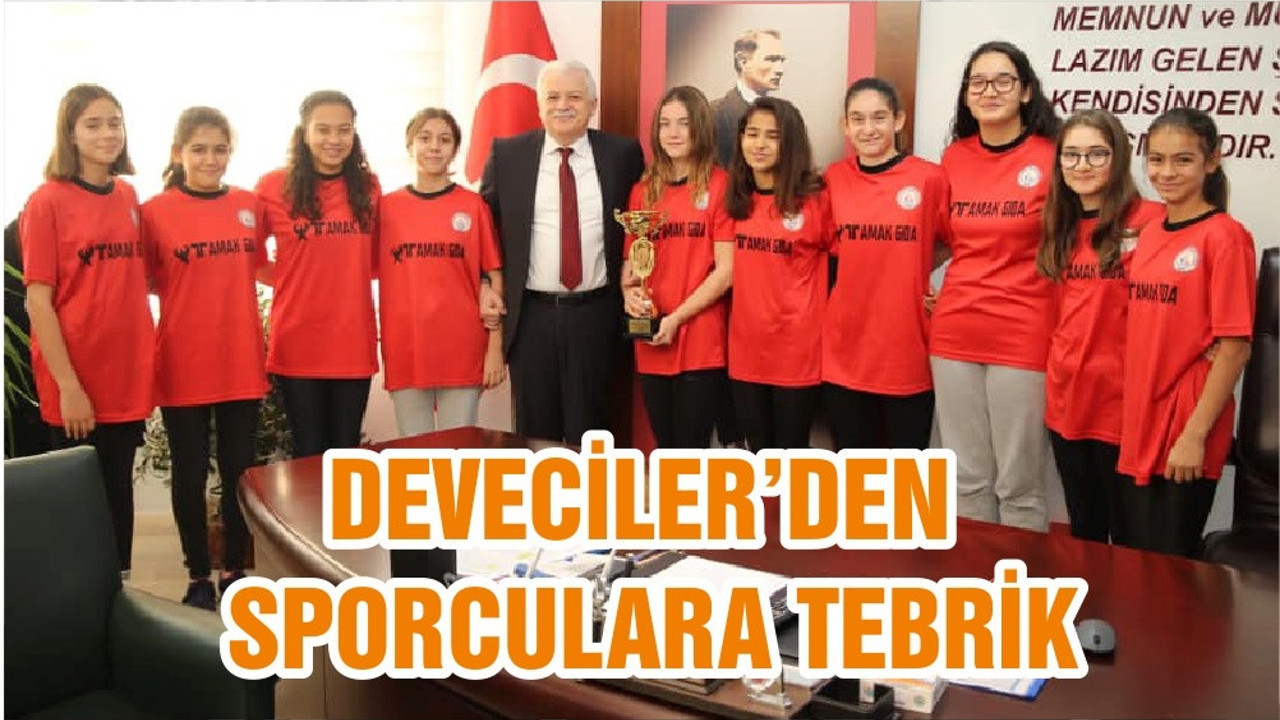 DEVECİLER’DEN SPORCULARA TEBRİK