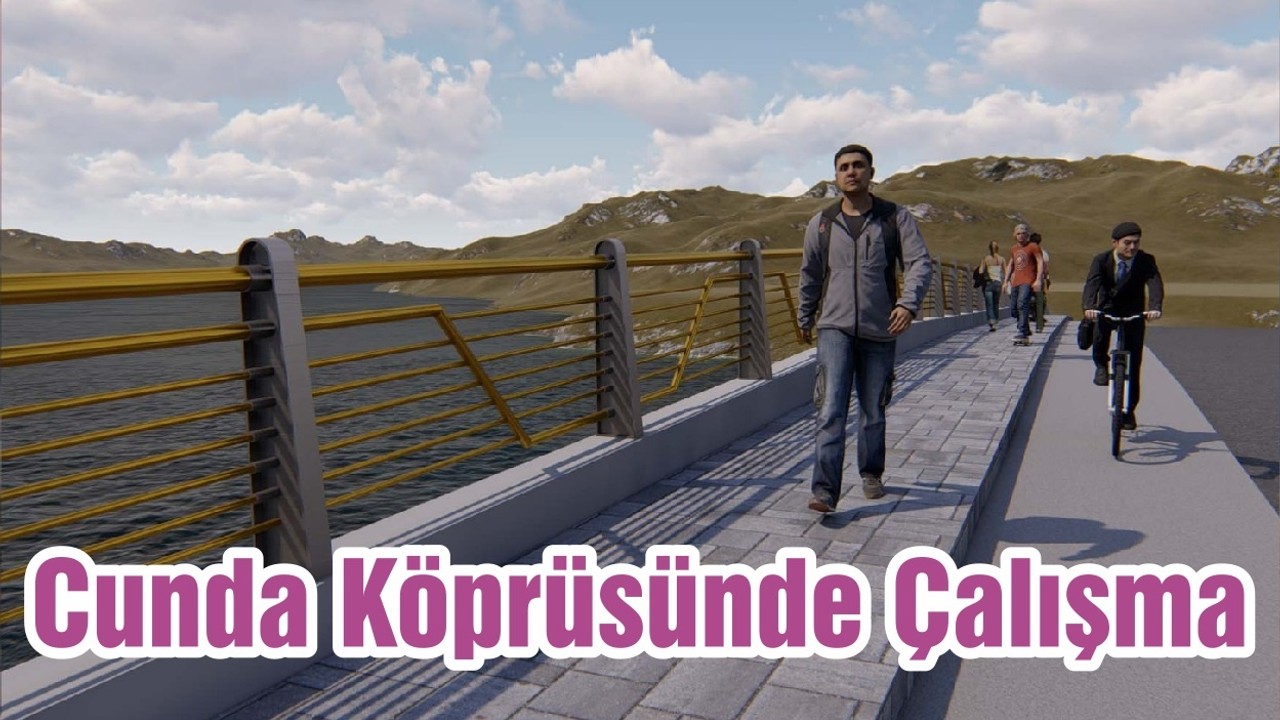 Cunda Köprüsünde Çalışma
