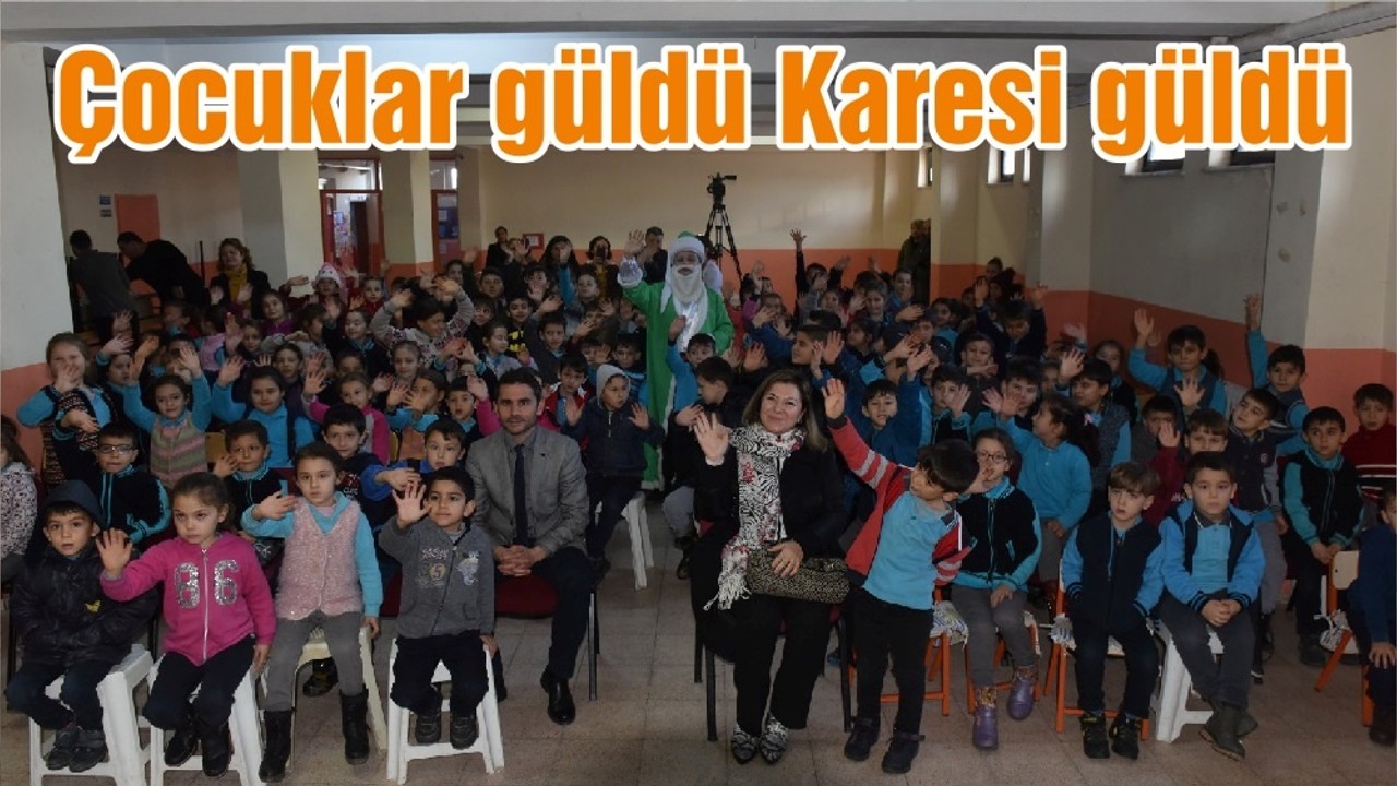 Çocuklar güldü Karesi güldü