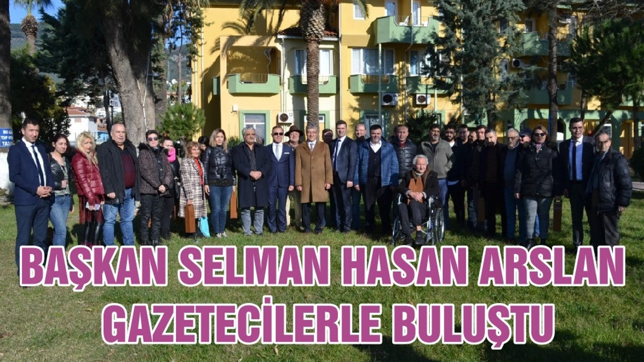AŞKAN SELMAN HASAN ARSLAN GAZETECİLERLE BULUŞTU