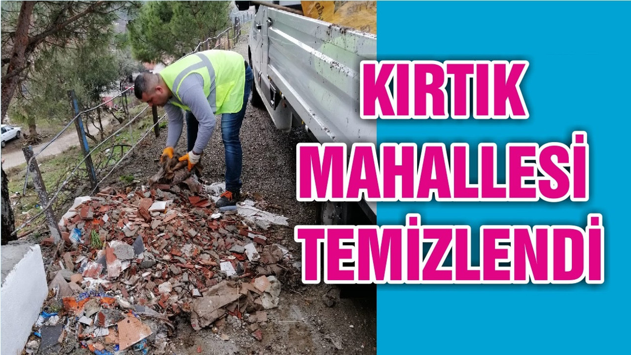 KIRTIK MAHALLESİ TEMİZLENDİ