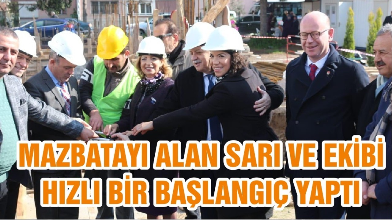 MAZBATAYI ALAN SARI VE EKİBİ HIZLI BİR BAŞLANGIÇ YAPTI