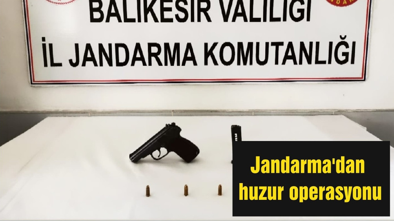 Jandarma'dan huzur operasyonu
