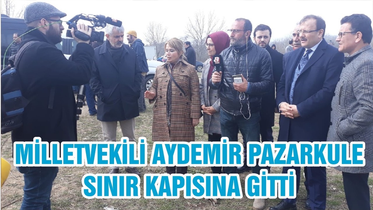MİLLETVEKİLİ AYDEMİR PAZARKULE SINIR KAPISINA GİTTİ