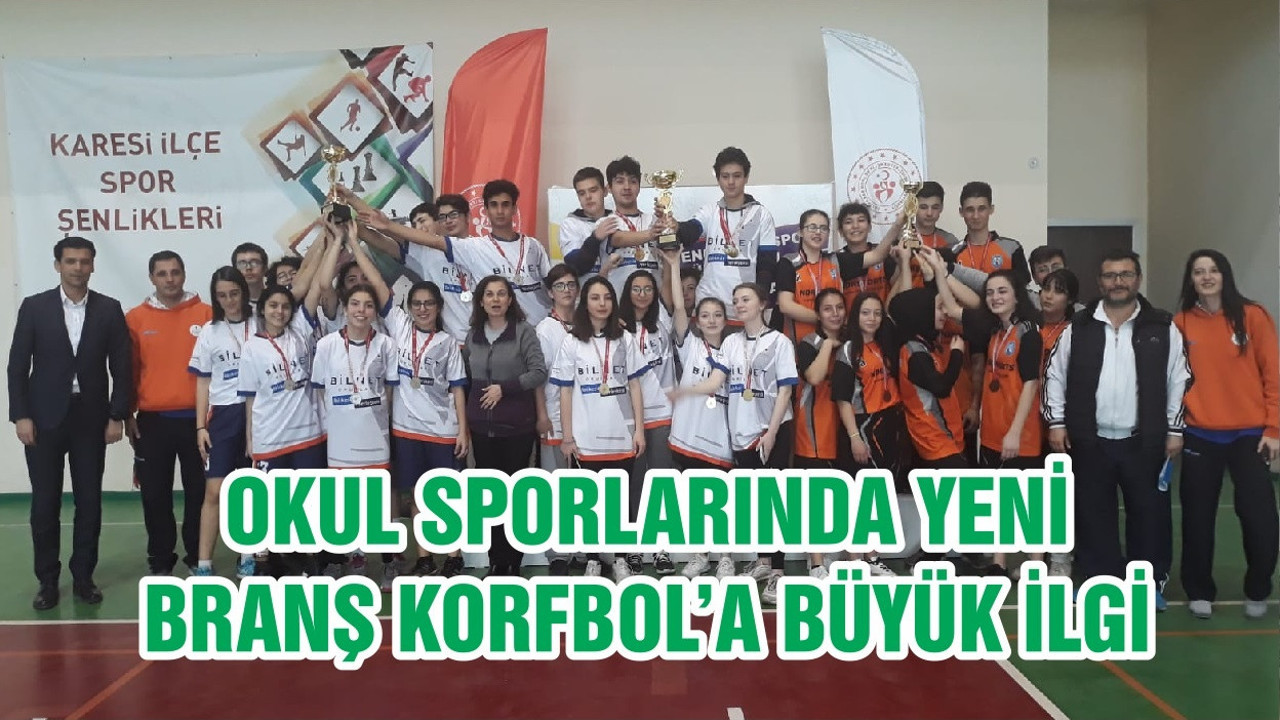 OKUL SPORLARINDA YENİ BRANŞ KORFBOL’A BÜYÜK İLGİ
