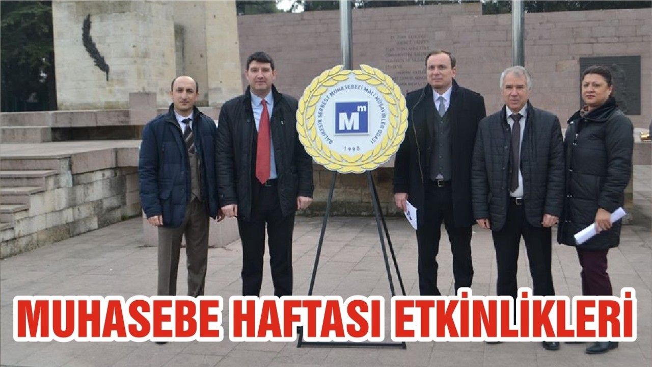 MUHASEBE HAFTASI ETKİNLİKLERİ