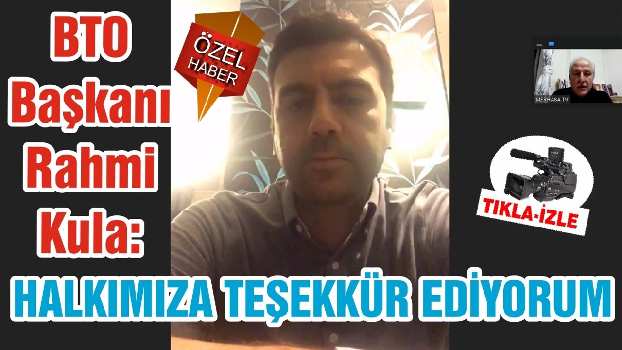 HALKIMIZA TEŞEKKÜR EDİYORUM