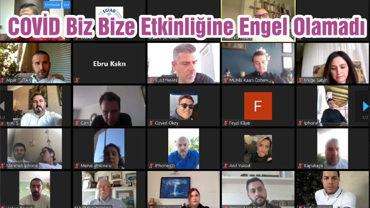 COVİD Biz Bize Etkinliğine Engel Olamadı