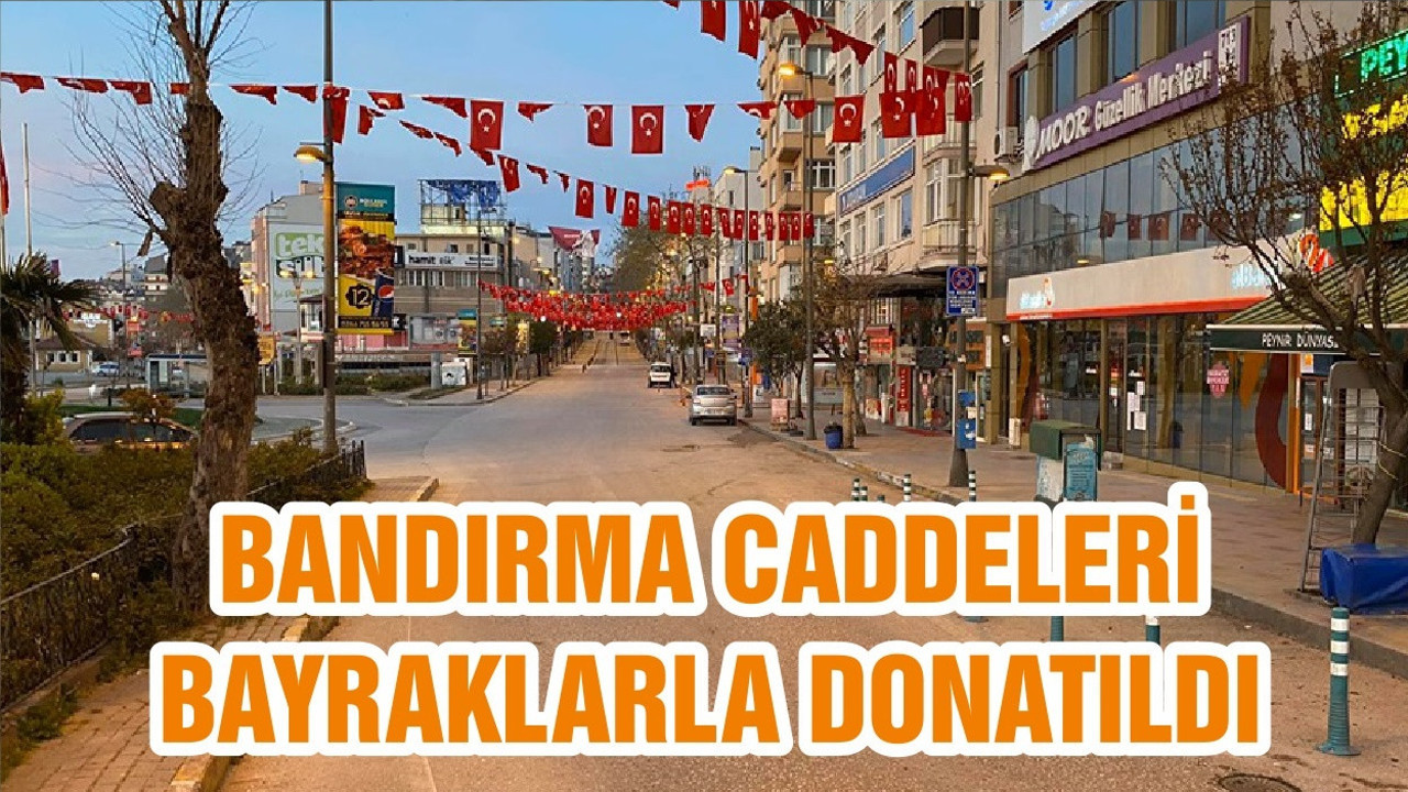 23 NİSAN’IN COŞKUSUYLA CADDELERİMİZİ TÜRK BAYRAKLARIMIZLA DONATTIK