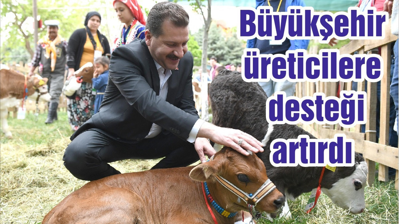 Büyükşehir, üreticilere desteği artırdı