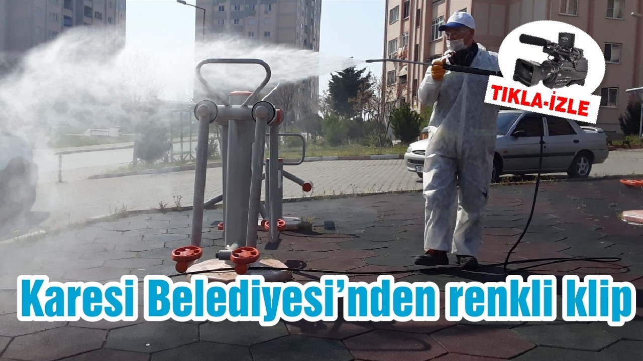 Karesi Belediyesi'nden renkli klip