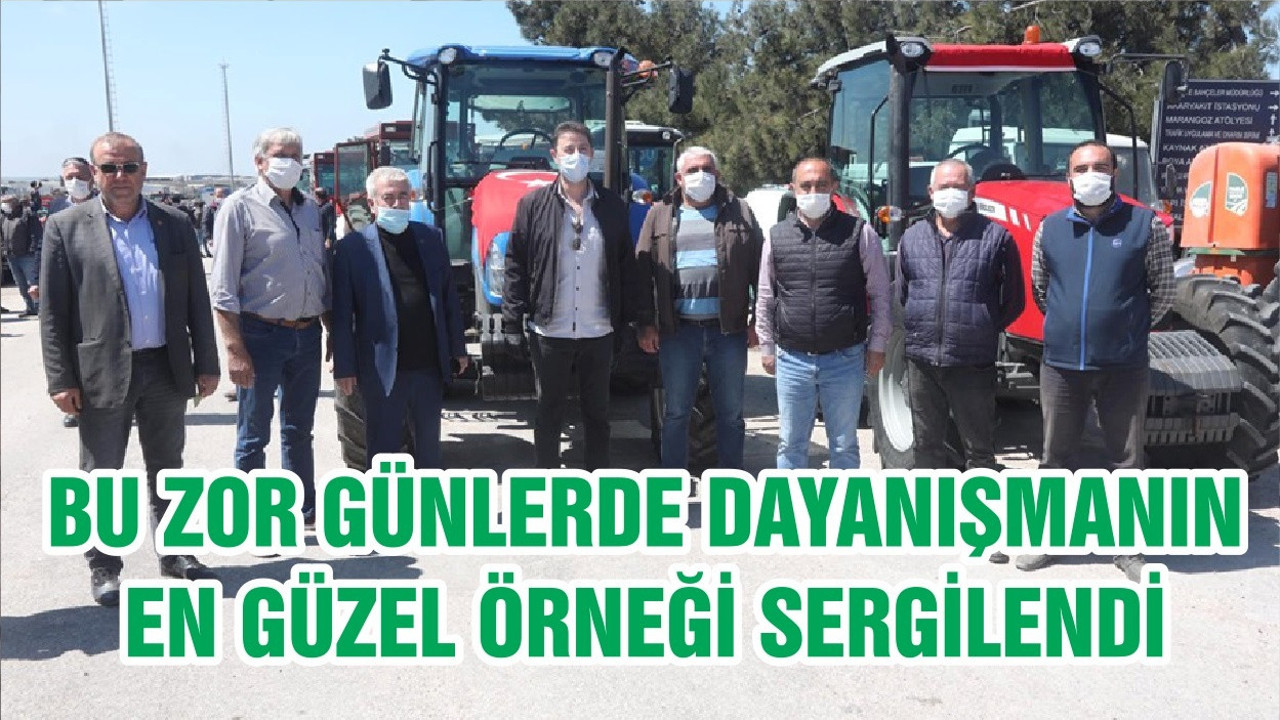 BU ZOR GÜNLERDE DAYANIŞMANIN EN GÜZEL ÖRNEĞİ SERGİLENDİ