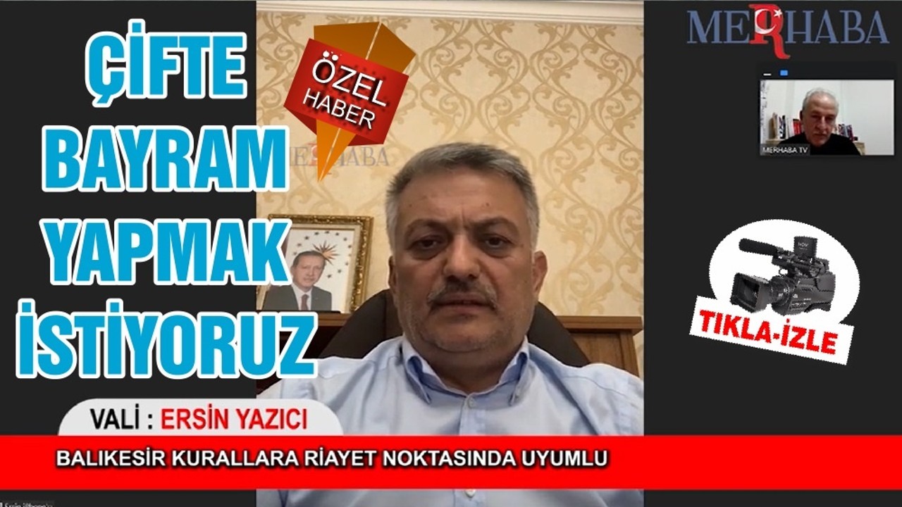 ÇİFTE BAYRAM YAPMAK İSTİYORUZ