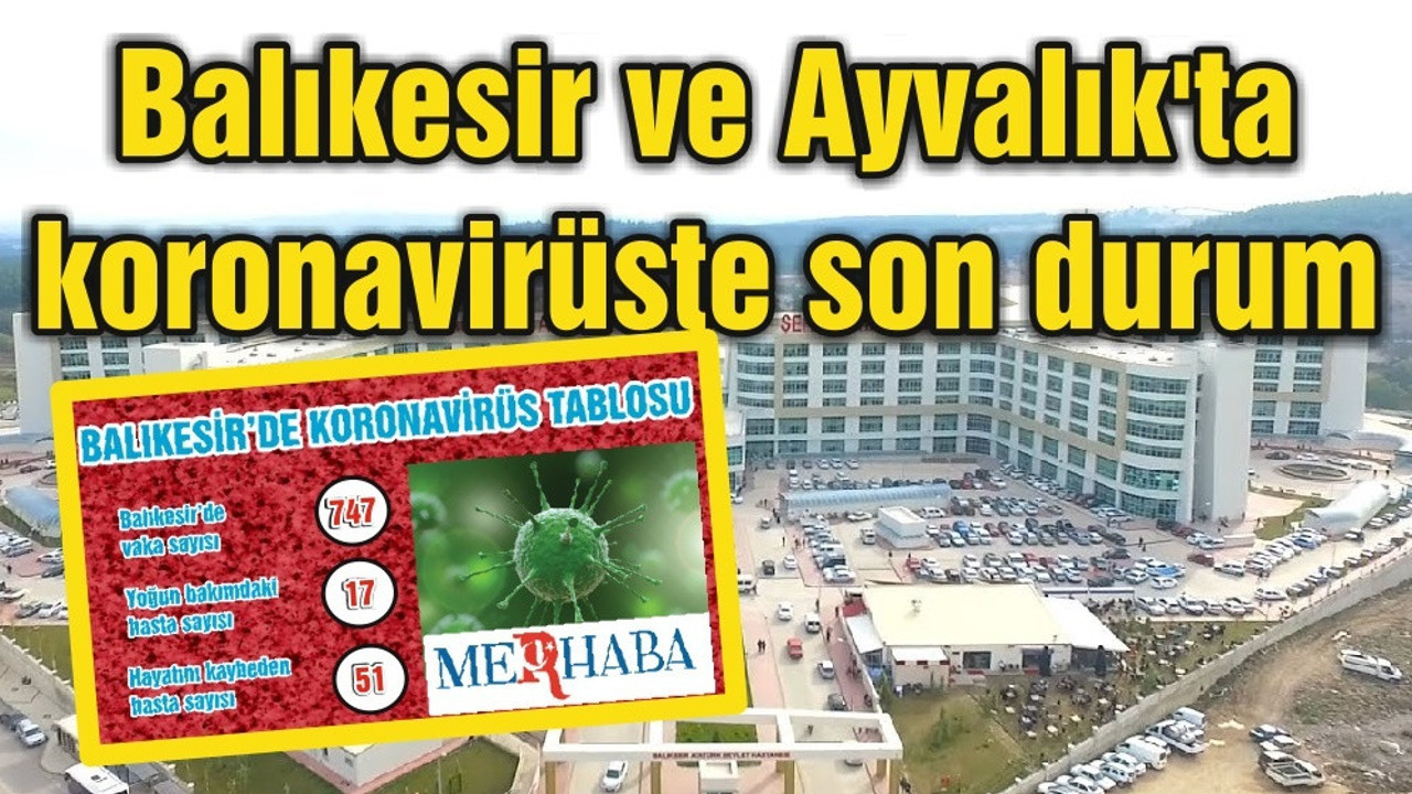 Balıkesir ve Ayvalık'ta koronavirüste son durum