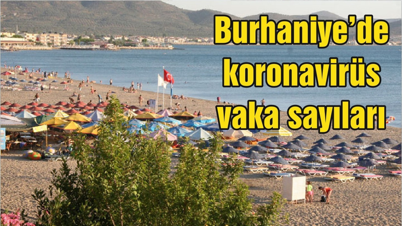 Balıkesir'in Burhaniye ilçesinde koronavirüs vaka sayıları