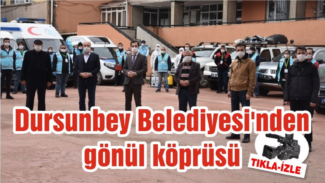 Dursunbey Belediyesi'nden gönül köprüsü