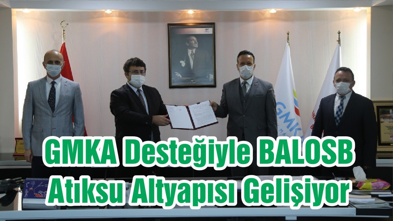 GMKA Desteğiyle BALOSB Atıksu Altyapısı Gelişiyor