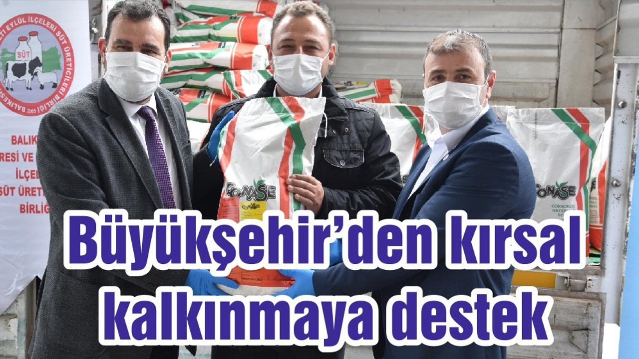 Büyükşehir’den kırsal kalkınmaya destek