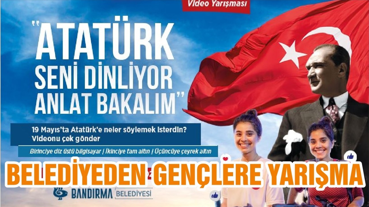 BELEDİYEDEN GENÇLERE YARIŞMA