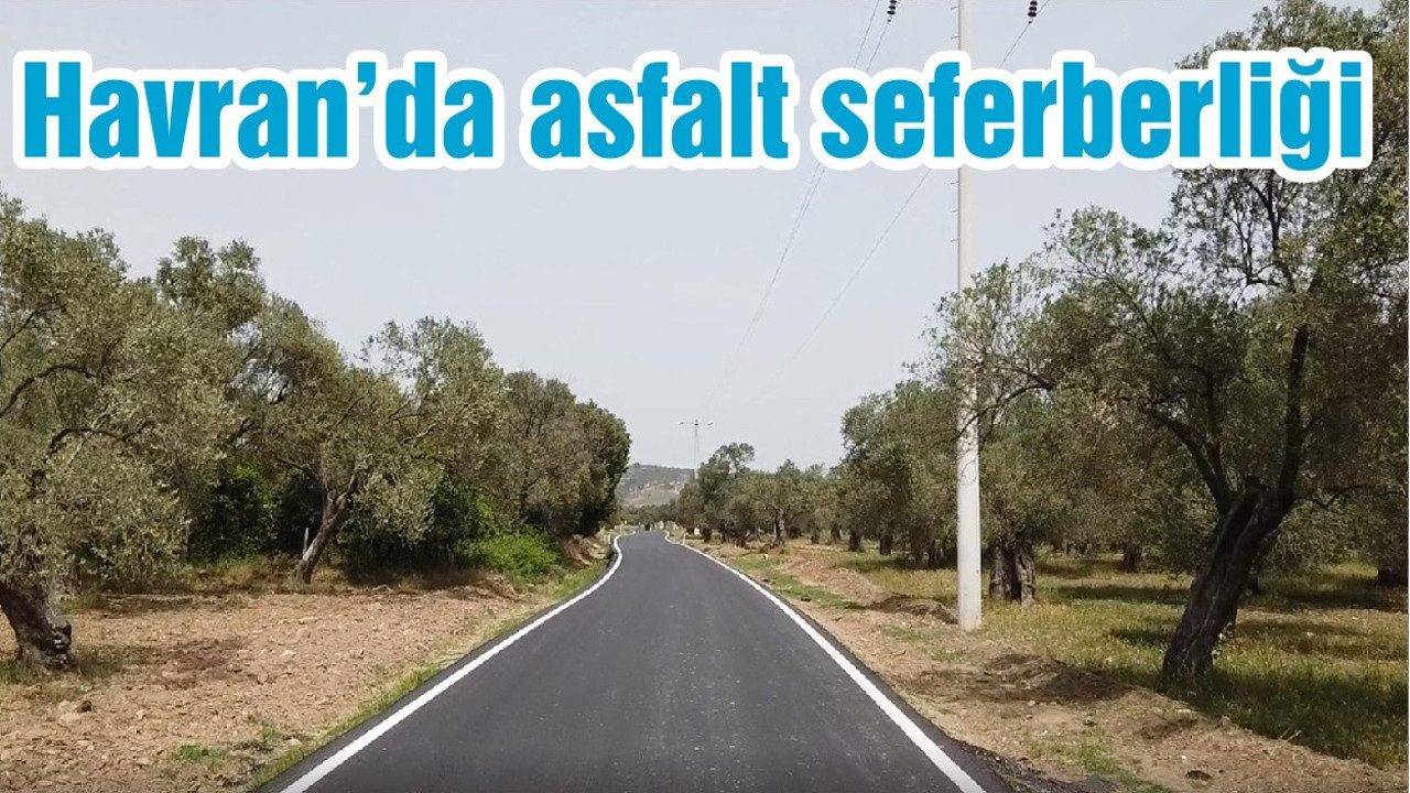 Havran’da asfalt seferberliği