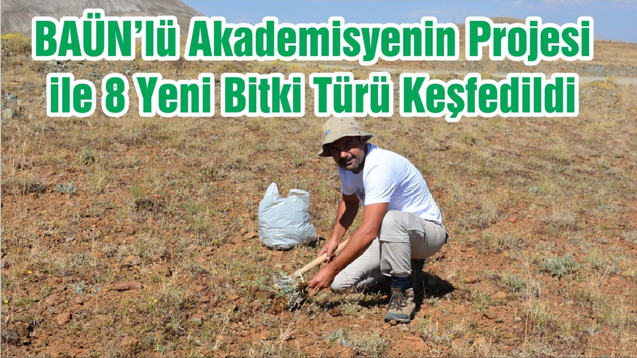 BAÜN’lü Akademisyenin Projesi ile 8 Yeni Bitki Türü Keşfedildi
