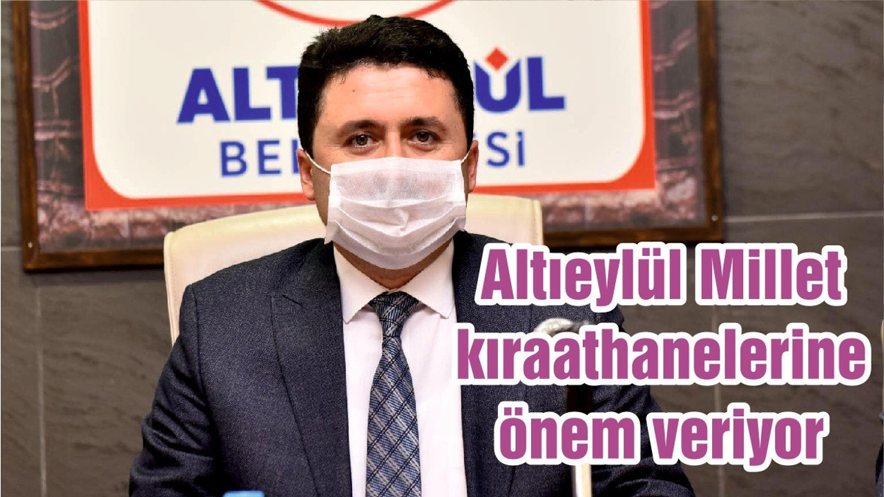 Altıeylül Millet kıraathanelerine önem veriyor