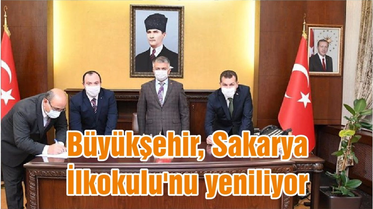Büyükşehir, Sakarya İlkokulu'nu yeniliyor