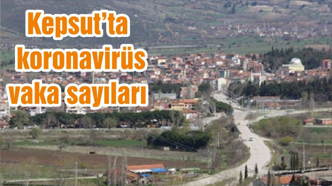 BALIKESİR’İN KEPSUT İLÇESİNDE 14 MAYIS KORONAVİRÜS VAKA SAYILARI