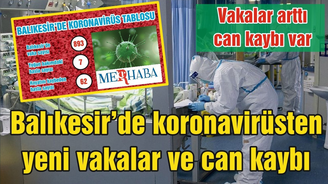 BALIKESİR’DE KORONAVİRÜSTE 14 MAYIS TABLOSU