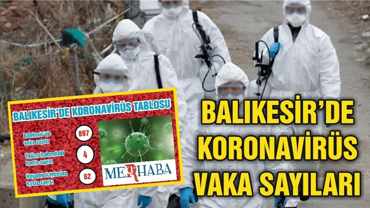 BALIKESİR’DE KORONAVİRÜSTE 18 MAYIS TABLOSU