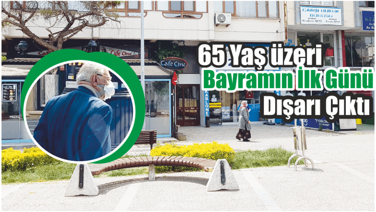 Yaşlılar Bayram gününü sokakta geçirdi