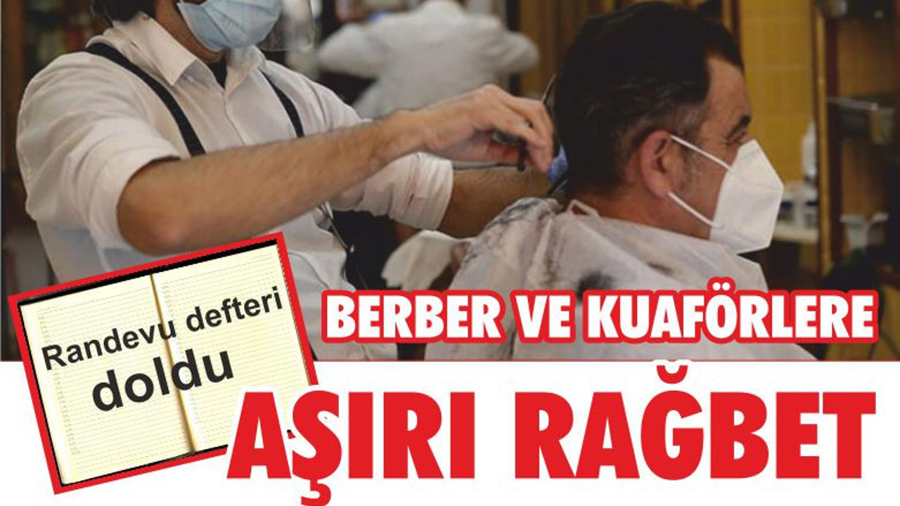 Berber Ve Kuaförlere AŞIRI RAĞBET VAR