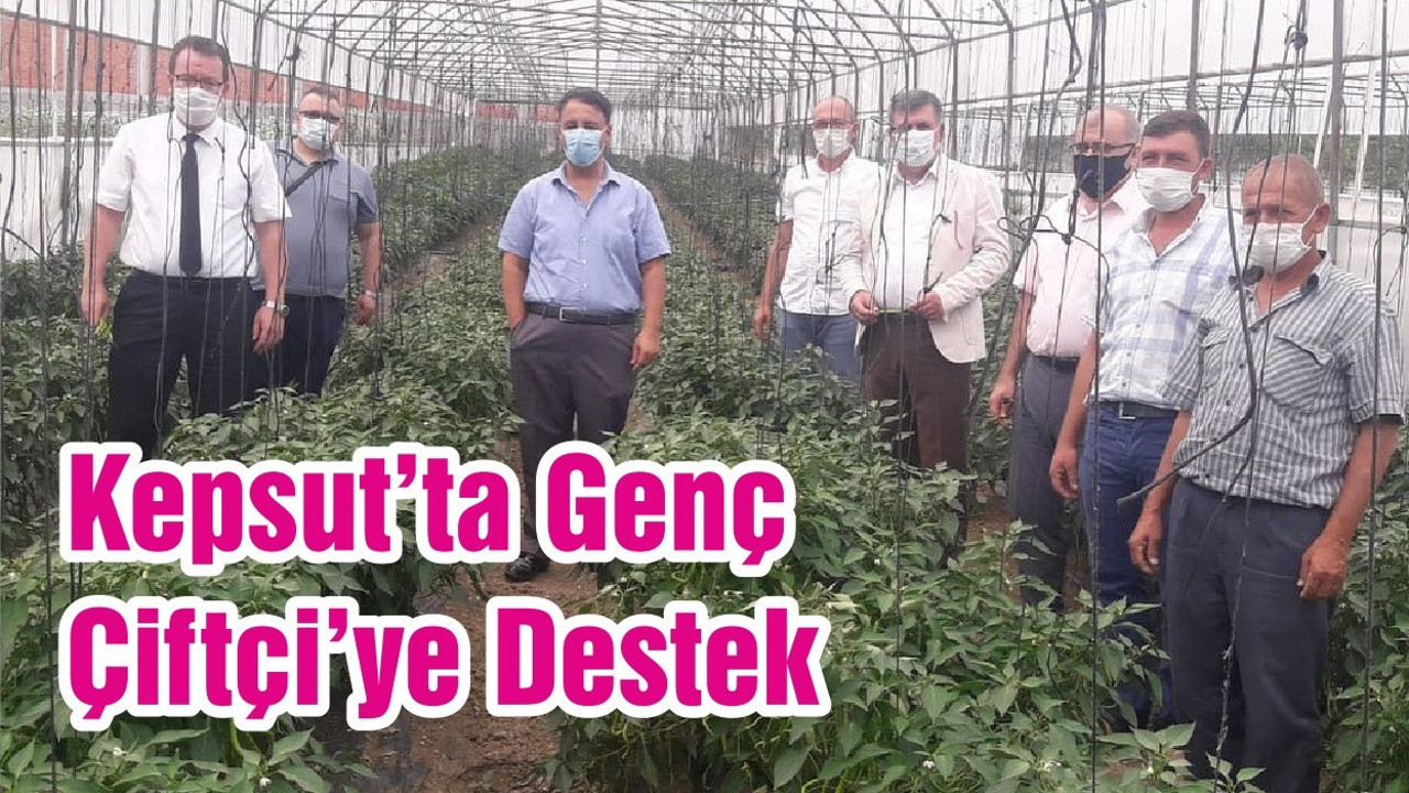 Kepsut’ta Genç Çiftçi’ye Destek
