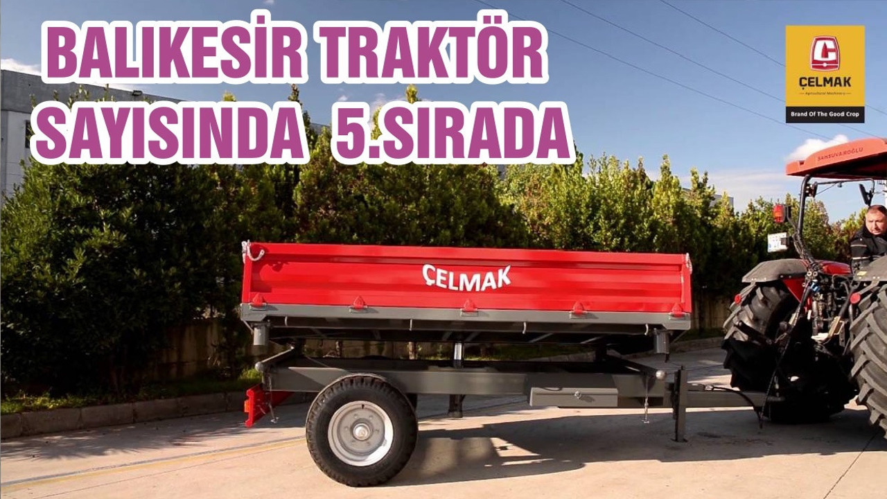 BALIKESİR TRAKTÖR SAYISINDA 5.SIRADA