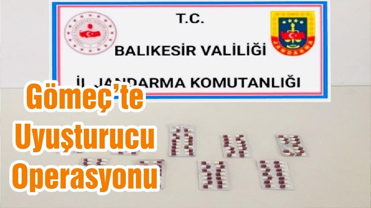 Gömeç’te Uyuşturucu Operasyonu