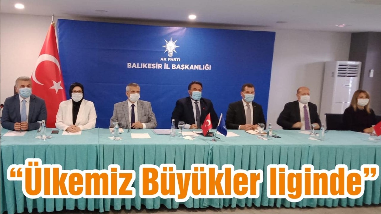 “Ülkemiz Büyükler liginde”
