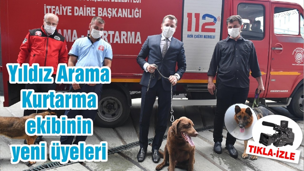 Yıldız Arama Kurtarma ekibinin yeni üyeleri