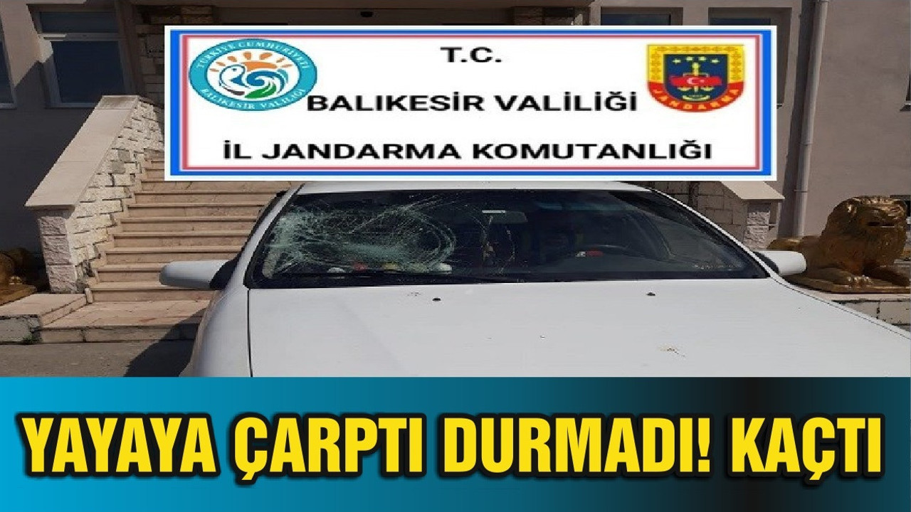 YAYAYA ÇARPTI DURMADI !KAÇTI