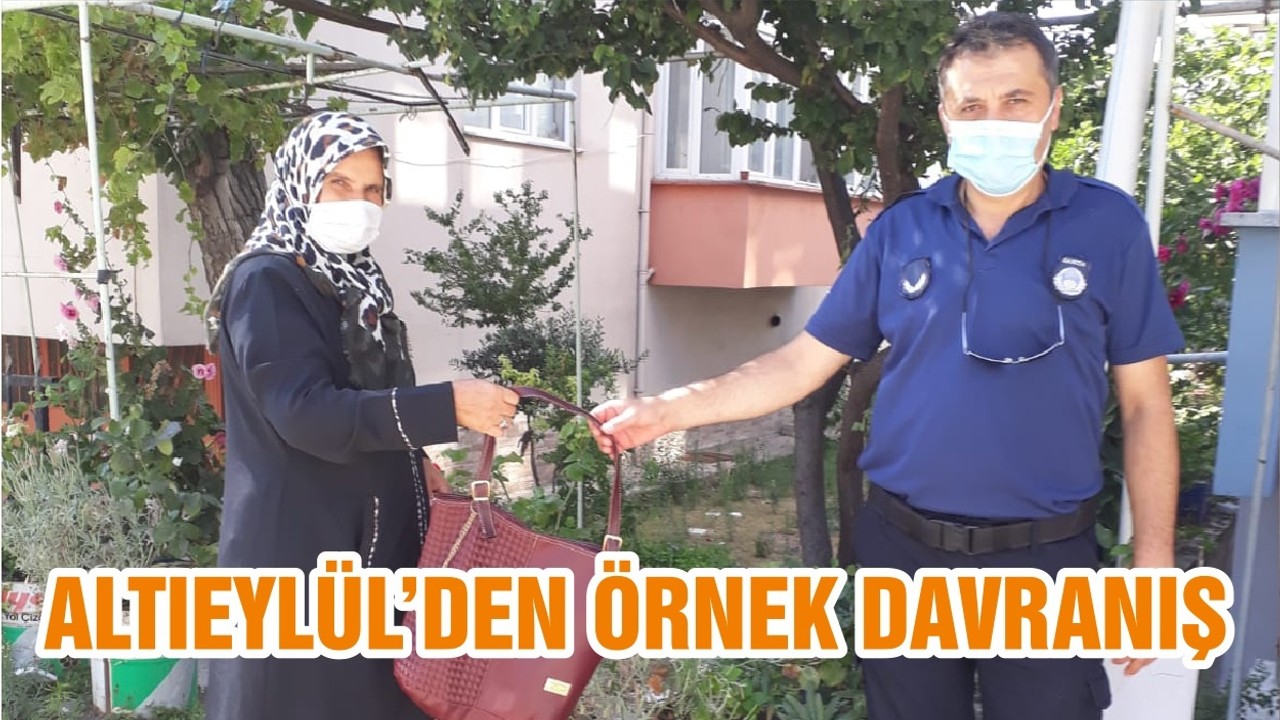 ALTIEYLÜL’DEN ÖRNEK DAVRANIŞ