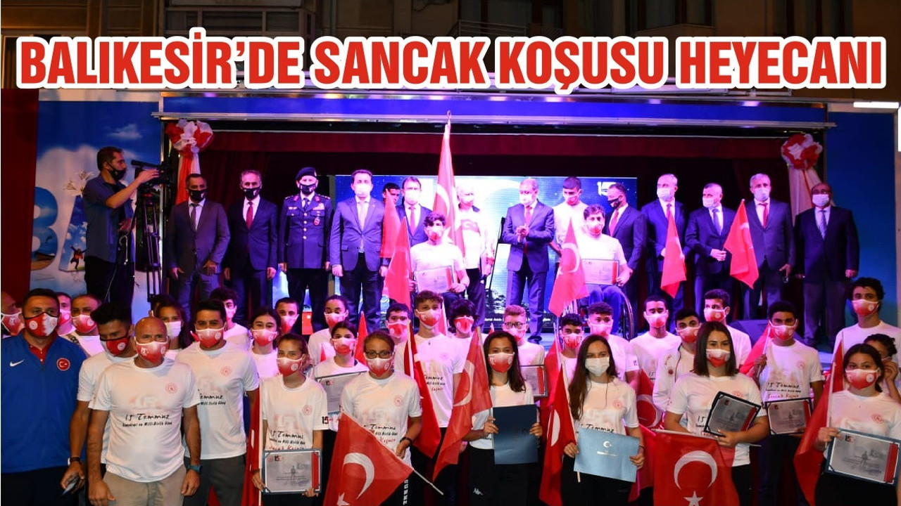BALIKESİR’DE SANCAK KOŞUSU HEYECANI