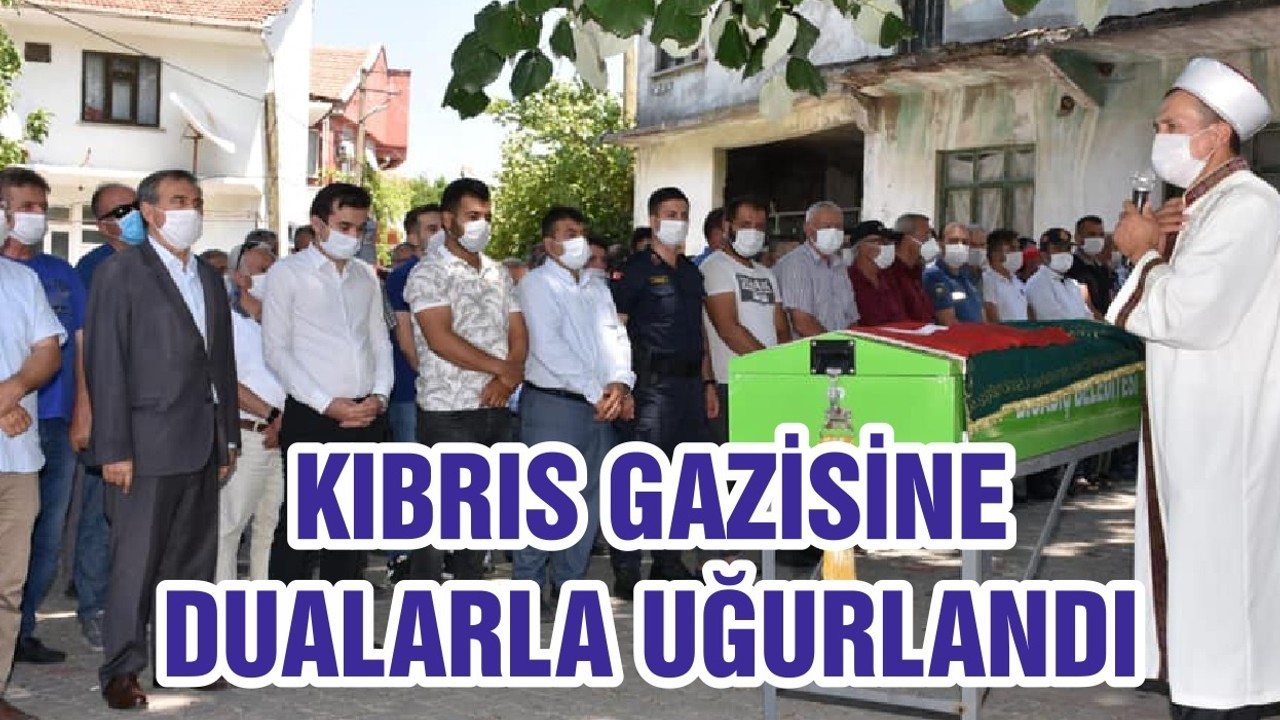 KIBRIS GAZİSİNE DUALARLA UĞURLANDI