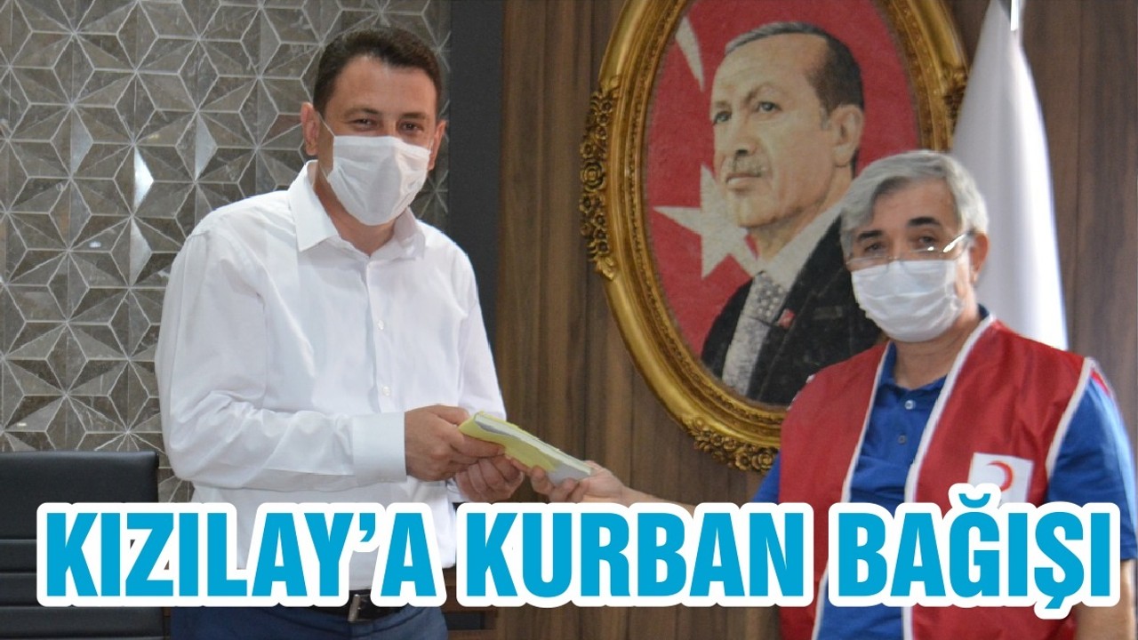 KIZILAY’A KURBAN BAĞIŞI