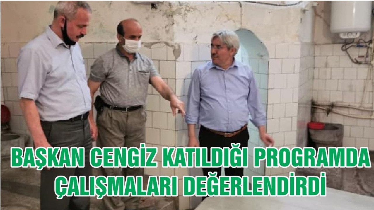 BAŞKAN CENGİZ KATILDIĞI TV KANALINDA GÜNDEMİ, İLÇEDE YÜRÜTTÜĞÜ VE İLERİDE PLANLANAN ÇALIŞMALARI DEĞERLENDİRDİ