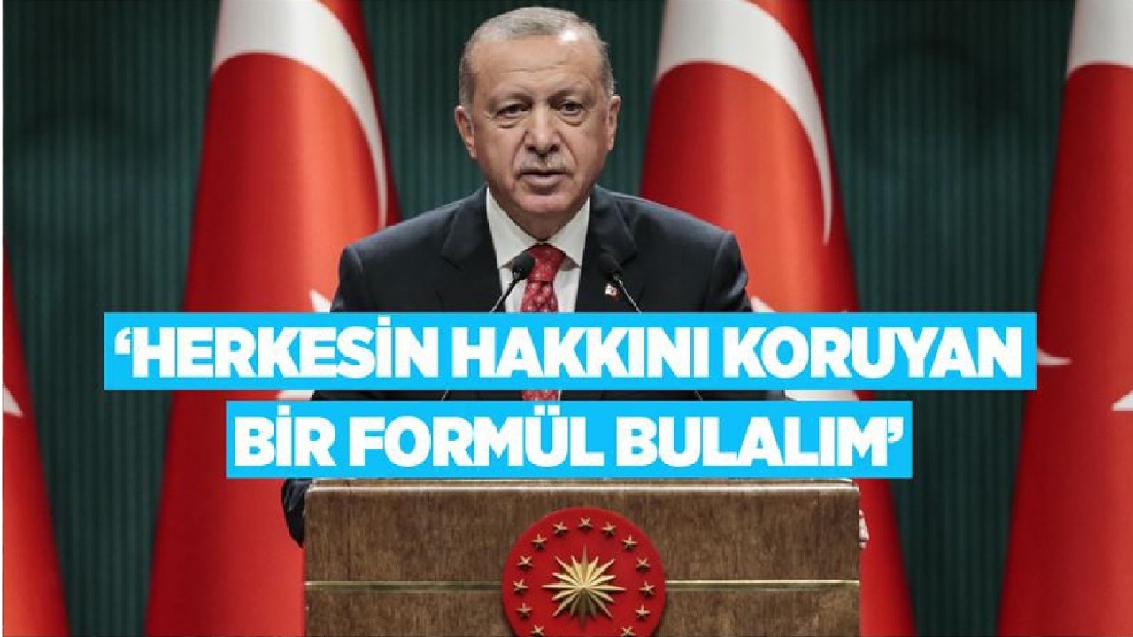 Cumhurbaşkanı Erdoğan: Adalar üzerinden bizi sahillerimize hapsetme girişimine rıza göstermeyeceğiz