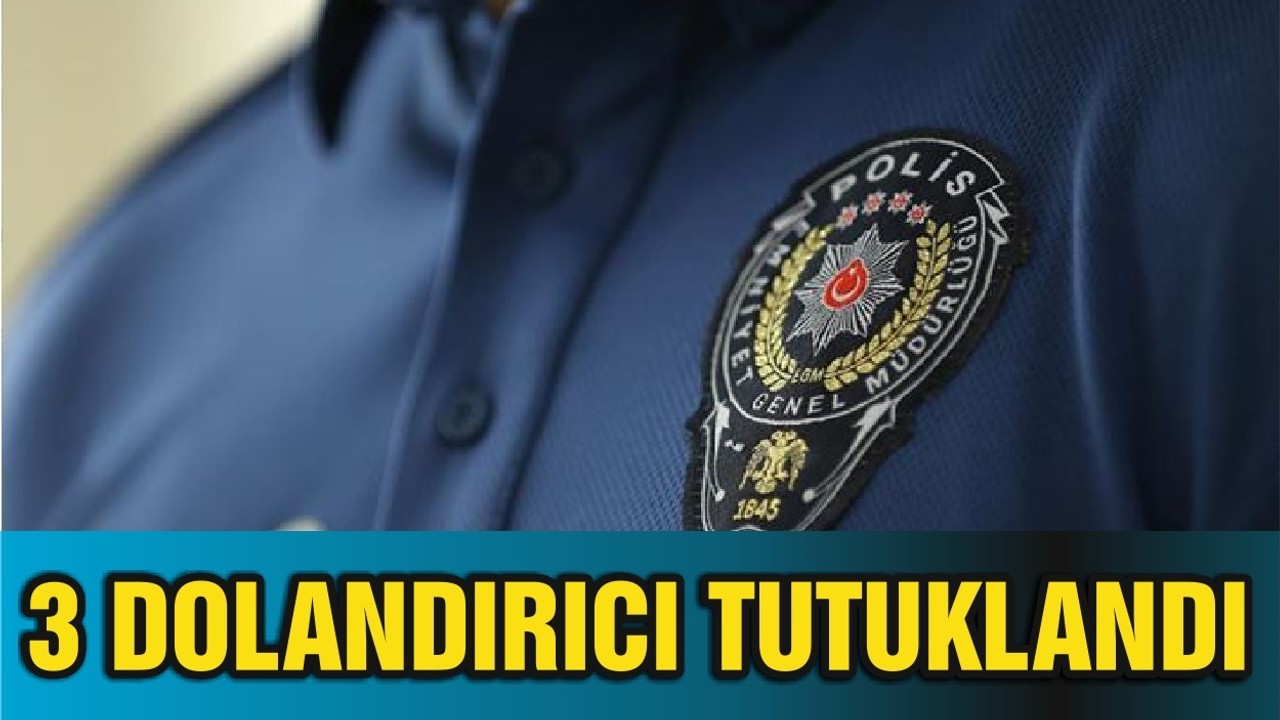 AYVALIK’TA 3 DOLANDIRICI TUTUKLANDI