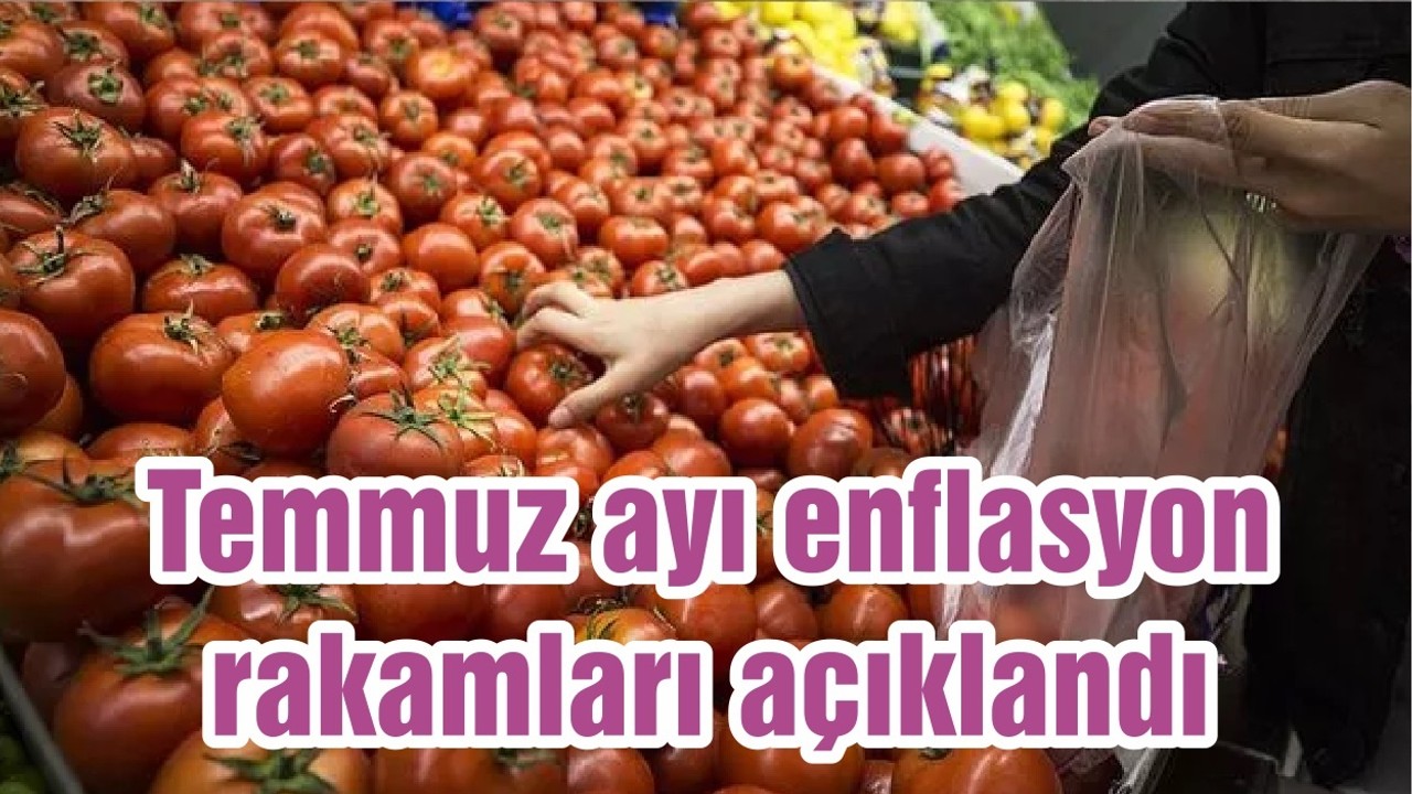 Temmuz ayı enflasyon rakamları açıklandı